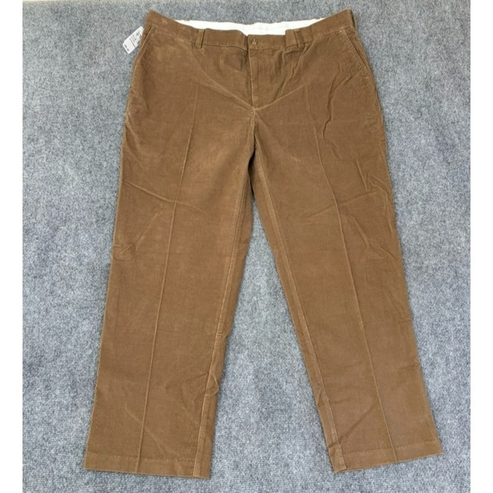 NWT JoS A  BANK  BROWN COLORFAST CORDUROY MENS PANTS TAILORED FIT Size‎ 42X29